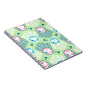pinda's | Snoopy Mint Green Deco Dreams Patroon Notitieboek (Rechterzijde)