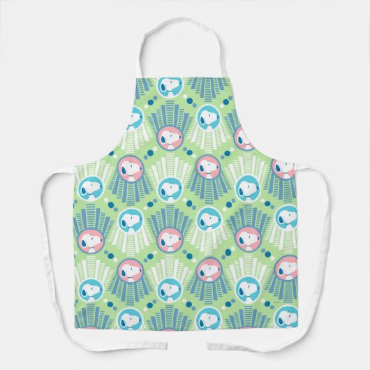 pinda's | Snoopy Mint Green Deco Dreams Patroon Schort (Voorkant)