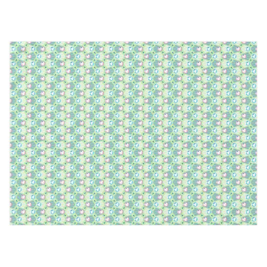 pinda's | Snoopy Mint Green Deco Dreams Patroon Tafelkleed (Voorkant (Horizontaal))