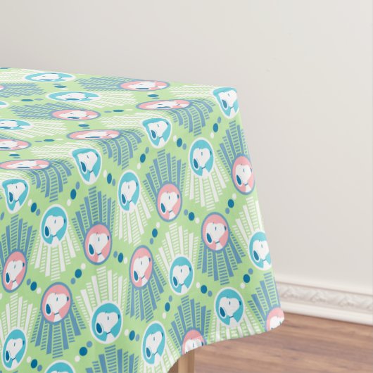 pinda's | Snoopy Mint Green Deco Dreams Patroon Tafelkleed (Voorbeeld)