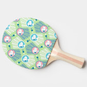 pinda's | Snoopy Mint Green Deco Dreams Patroon Tafeltennisbatje (Zijkant)