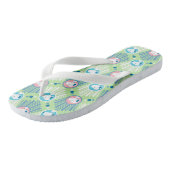 pinda's | Snoopy Mint Green Deco Dreams Patroon Teenslippers (Schuin)