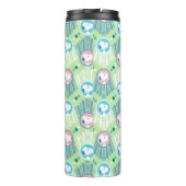 pinda's | Snoopy Mint Green Deco Dreams Patroon Thermosbeker (Achterkant)
