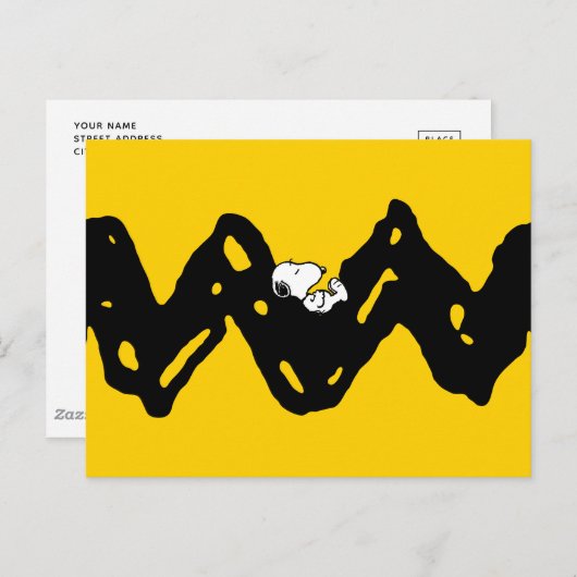 pinda's | Snoopy Nap Briefkaart (Voorkant / Achterkant)