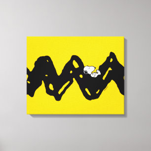 pinda's   Snoopy Nap Canvas Afdruk