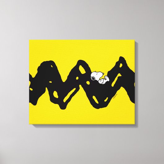 pinda's | Snoopy Nap Canvas Afdruk (Voorkant)