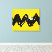 pinda's | Snoopy Nap Canvas Afdruk (Insitu (Houten vloer))