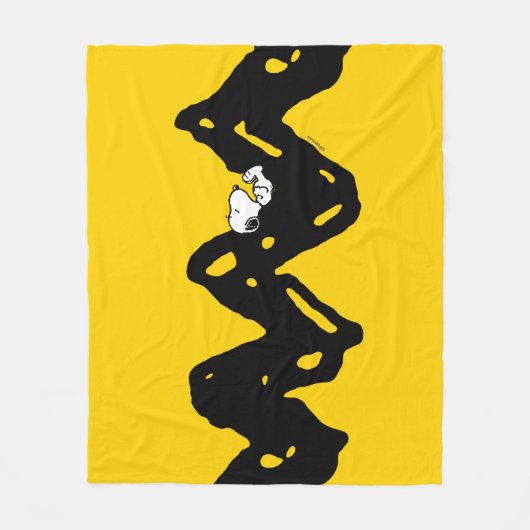 pinda's | Snoopy Nap Fleece Deken (Voorkant)