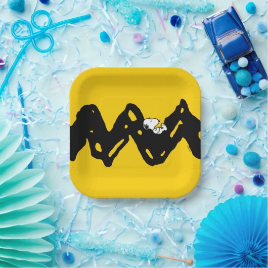 pinda's | Snoopy Nap Papieren Bordje (Feest)