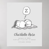 pinda's | Snoopy Nap Poster (Voorkant)