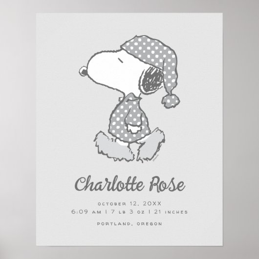 pinda's | Snoopy Nap Poster (Voorkant)