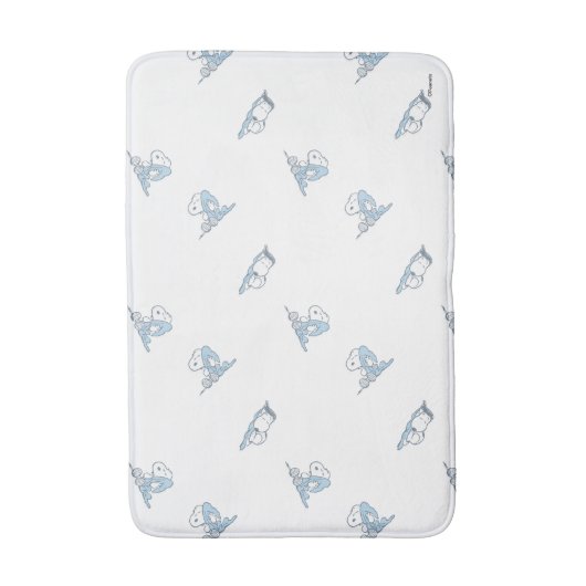 pinda's | Snoopy Nap Time Pattern Badmat (Voorkant Verticaal)
