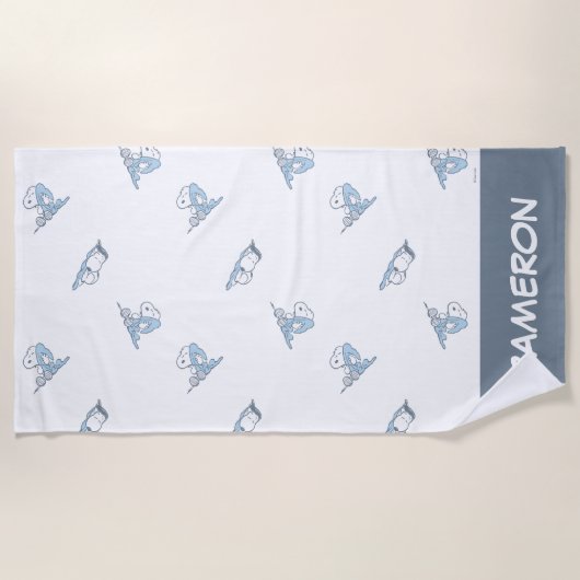 pinda's | Snoopy Nap Time Pattern Strandlaken (Voorkant)