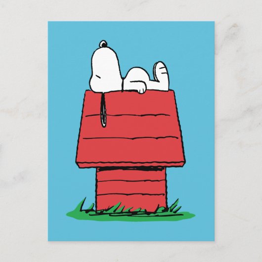 pinda's | Snoopy Napping Briefkaart (Voorkant)