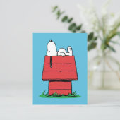 pinda's | Snoopy Napping Briefkaart (Staand voorkant)