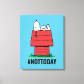 pinda's | Snoopy Napping Canvas Afdruk (Voorkant)