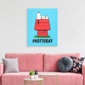 pinda's | Snoopy Napping Canvas Afdruk (Insitu (Woonkamer))