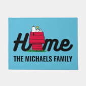 pinda's | Snoopy Napping Deurmat (Voorkant)