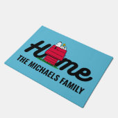 pinda's | Snoopy Napping Deurmat (Schuin)