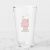 pinda's | Snoopy Napping Glas (Achterkant)