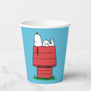 pinda's   Snoopy Napping Papieren Bekers