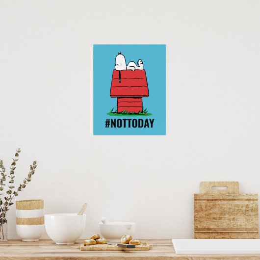 pinda's | Snoopy Napping Poster (Keuken)