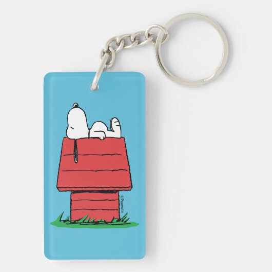 pinda's | Snoopy Napping Sleutelhanger (achterkant)