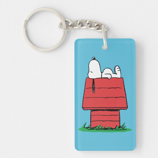 pinda's | Snoopy Napping Sleutelhanger (Voorkant)