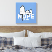 pinda's | Snoopy not Today Canvas Afdruk (Insitu (Slaapkamer))