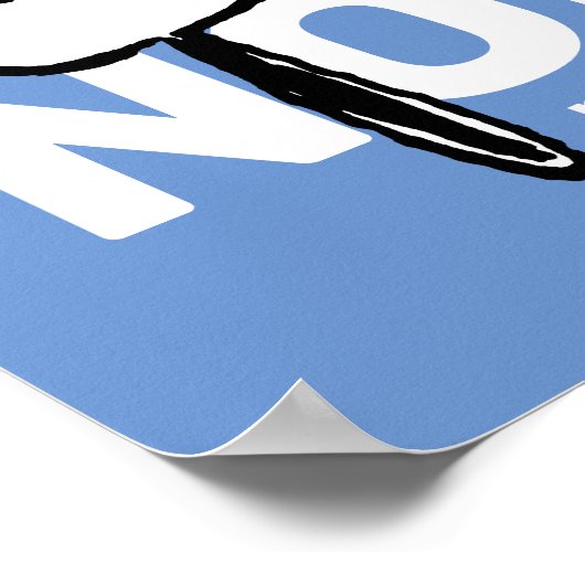 pinda's | Snoopy not Today Poster (Hoek)