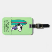 pinda's | Snoopy Ocean High Tide Bagagelabel (Voorkant horizontaal)