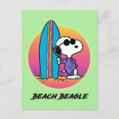 pinda's | Snoopy Ocean High Tide Briefkaart (Voorkant)