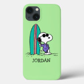 pinda's | Snoopy Ocean High Tide | Jouw namen toev Case-Mate iPhone Case (Achterkant)