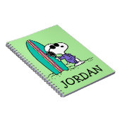 pinda's | Snoopy Ocean High Tide | Jouw namen toev Notitieboek (Rechterzijde)