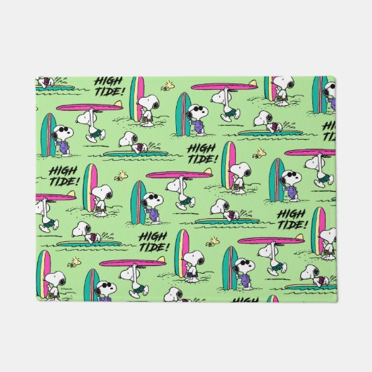 pinda's | Snoopy Ocean High Tide Pattern Deurmat (Voorkant)
