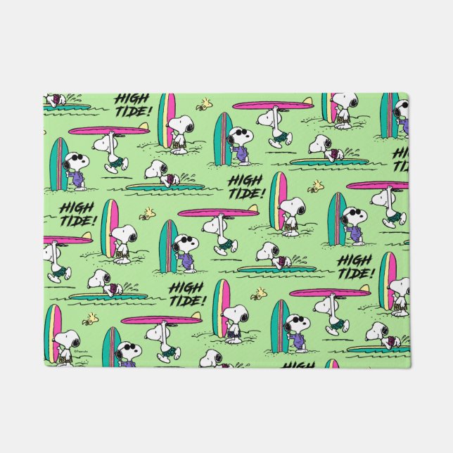 pinda's | Snoopy Ocean High Tide Pattern Deurmat (Voorkant)