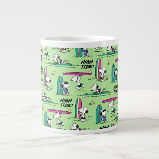pinda's | Snoopy Ocean High Tide Pattern Grote Koffiekop (Voorkant)