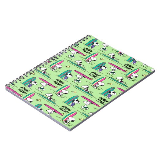 pinda's | Snoopy Ocean High Tide Pattern Notitieboek (Linkerzijde)