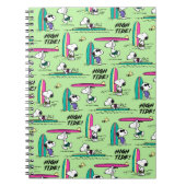 pinda's | Snoopy Ocean High Tide Pattern Notitieboek (Voorkant)