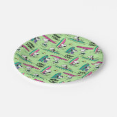 pinda's | Snoopy Ocean High Tide Pattern Papieren Bordje (Gekanteld)