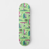 pinda's | Snoopy Ocean High Tide Pattern Persoonlijk Skateboard (Voorkant)