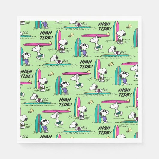 pinda's | Snoopy Ocean High Tide Pattern Servet (Voorkant)