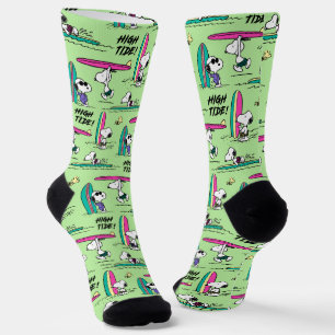 pinda's Snoopy Ocean High Tide Pattern Sokken
