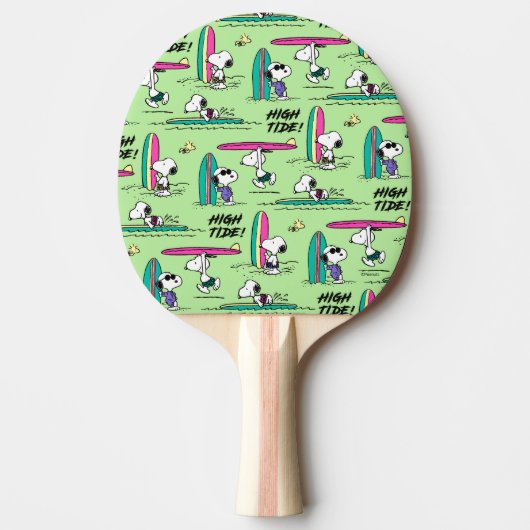 pinda's | Snoopy Ocean High Tide Pattern Tafeltennisbatje (Voorkant)