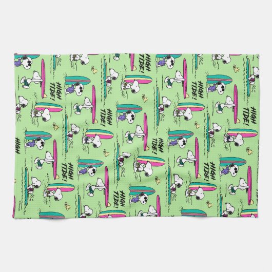 pinda's | Snoopy Ocean High Tide Pattern Theedoek (Horizontaal)