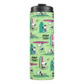 pinda's | Snoopy Ocean High Tide Pattern Thermosbeker (Voorkant)
