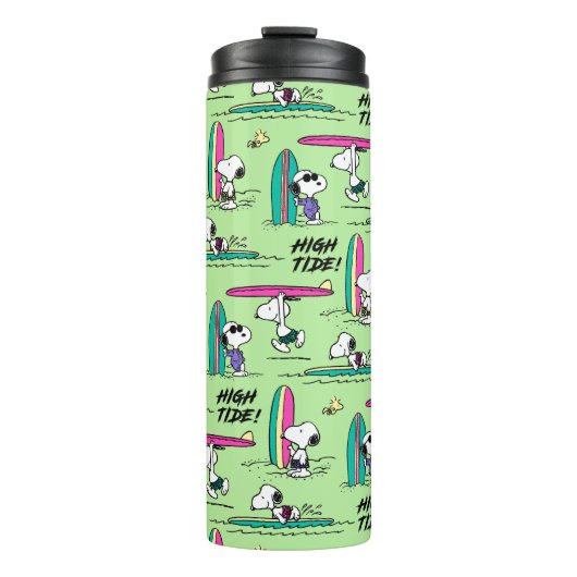 pinda's | Snoopy Ocean High Tide Pattern Thermosbeker (Voorkant)