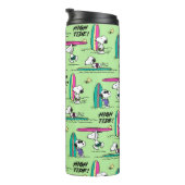 pinda's | Snoopy Ocean High Tide Pattern Thermosbeker (Geroteerd rechts)