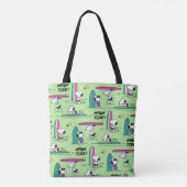 pinda's | Snoopy Ocean High Tide Pattern Tote Bag (Achterkant)