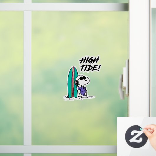 pinda's | Snoopy Ocean High Tide Raamsticker (Huis)